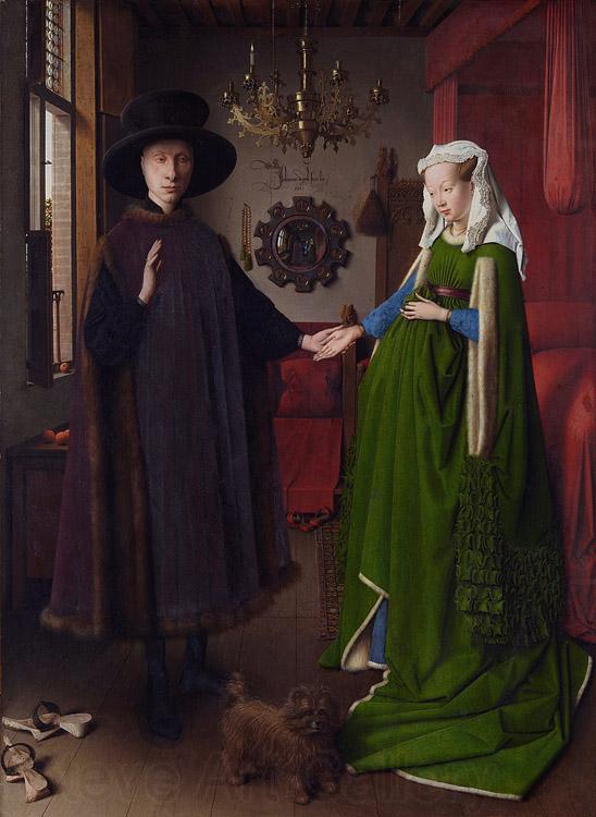Jan Van Eyck Giovanni Arnolfini and His wife Giovanna Cenami (mk08) Norge oil painting art